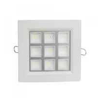 foco led embutido 9w cuadrado