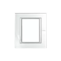 placa 3+3 modulos color whice modelo axolute bticino ref ha4826vsw