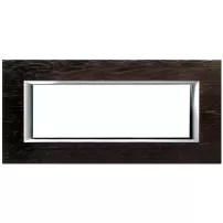 placa 6 modulos color wenge modelo axolute bticino ref ha4806lwe