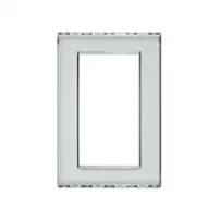 placa 3+3 mod. terminacion transparente bticino ref lnd4826kr
