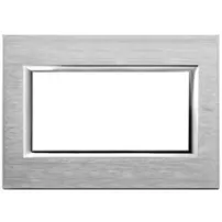 placa 3+3 p plata matix bticino ref am4826sl 27205