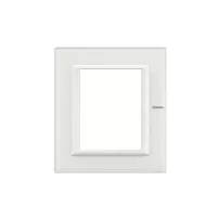 placa 3+3 modulos color plata modelo axolute bticino ref ha4826san