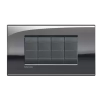 placa air 4 modulos. color peltre modelo living light bticino ref lnc4804pt