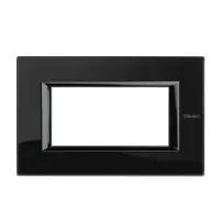 placa 4 mdulos cristal- nighter bticino modelo axolute ref ha4804vnb