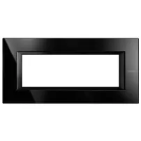 placa 6 modulos vidrio - nighter modelo axolute bticino ref ha4806vnb