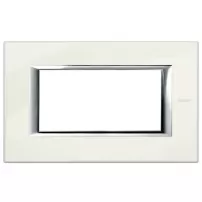placa 4 modelos. color blanco limoges modelo axolute bticino ref ha4804bg