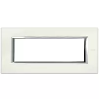 placa 6 modulos. color blanco limoges modelo axolute bticino ref ha4806bg
