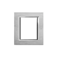 placa 3+3 color cromo modelo axolute bticino ref ha4826cr