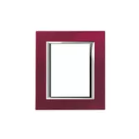 placa 3+3 modulos color rojo china modelo axolute bticino ref ha4826rc