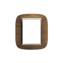 placa 3+3 color madera - cerezo modelo eliptica bticino ref hb4826lca