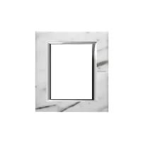 placa 3+3 modulos color marmol de carrara modelo axolute bticino ref ha4826rmc