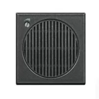 timbre electronico de 12v c/ 3 sonidos - oscuro bticino ref hs4355/12
