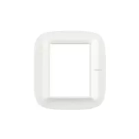 placa 3+3 modulos. color corian - hielo blanco modelo eliptica bticino ref hb4826cgw