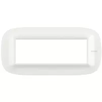 placa 6 modulos color corian - hielo blanco bticino ref hb4806cgw