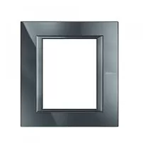 placa 3+3 modulos color antracita modelo axolute bticino ref ha4826hs