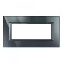 placa 6 modulos color antracita modelo axolute bticino ref ha4806hs