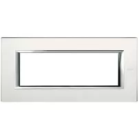 placa 6 modulos color vidrio - espejo acidado modelo axolute bticino ref ha4806vsa