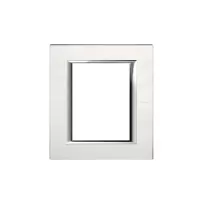placa 3+3 modulos color espejo acidado modelo axolute bticino ref ha4826vsa