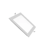 panel led embutido 6w jie cuadrado luz calida 12cm