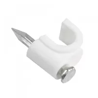 grampas para coaxial blanca