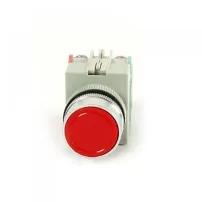 pulsador parada rojo 22mm