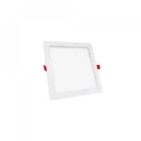 foco embutido led cuadrado 24w luz calido fsl