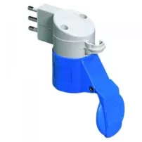 adaptador ip44 macho 2p+t 16a 250v hebra 2p+t 16a gewiss ref gw64208