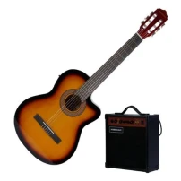 guitarra electroacústica freeman frcg44ceq pack