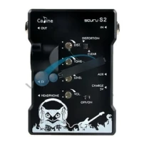 pedal de distorsión básico para guitarra bajo todoaudio