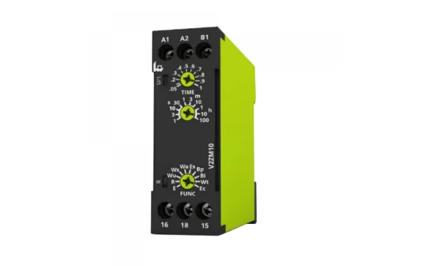 Rele De Tiempo P/riel 12/220volt V2zm10 Multifuncion