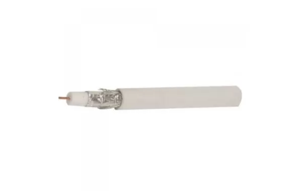 Cable Coaxial Blanco Rg-6