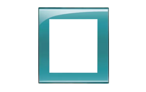 Placa Rectangular 3+3 Living Light.verde Bticino Ref Lna4826vd