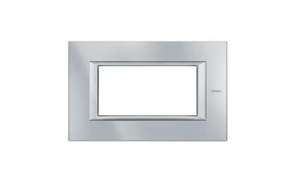 Placa 4 Modulos Color Tech Modelo Axolute Bticino Ref Ha4804hc