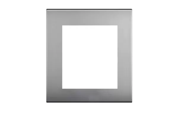 Placa Air 3+3 Modulo Color Niquel Satinado Modelo Living Light Bticino Ref Lnc4826nk
