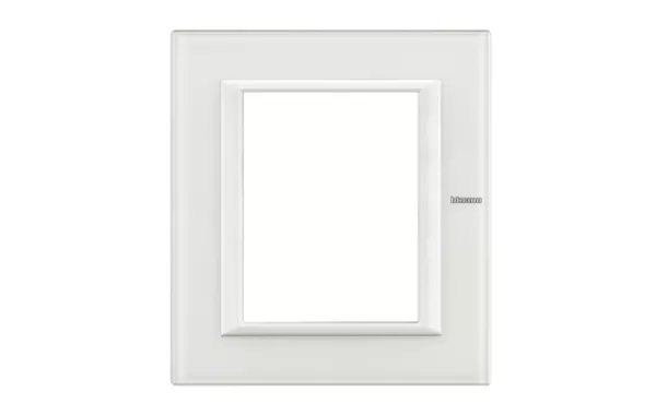 Placa 3+3 Modulos Color Plata Modelo Axolute Bticino Ref Ha4826san