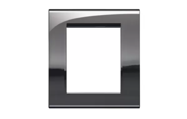 Placa Air 3+3 Modulos Color Peltre Modelo Living Light Bticino Ref Lnc4826pt