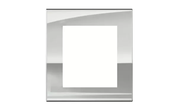 Placa Air 3+3 Modulos Color Paladio Modelo Living Light Bticino Ref Lnc4826pl