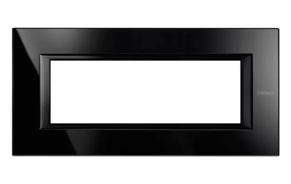 Placa 6 Modulos Vidrio - Nighter Modelo Axolute Bticino Ref Ha4806vnb