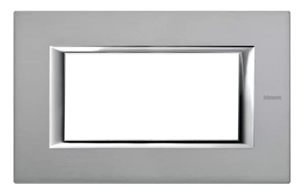 Placa 4 Modulos Color Mercurio Modelo Axolute Bticino Ref Ha4804az