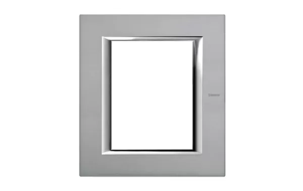 Placa 3+3 Modulos Color Mercurio Modelo Axolute Bticino Ref Ha4826az