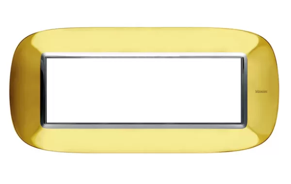 Pl. 6 Mod. Color Luciente - Oro Lucido Bticino Ref Hb4806or