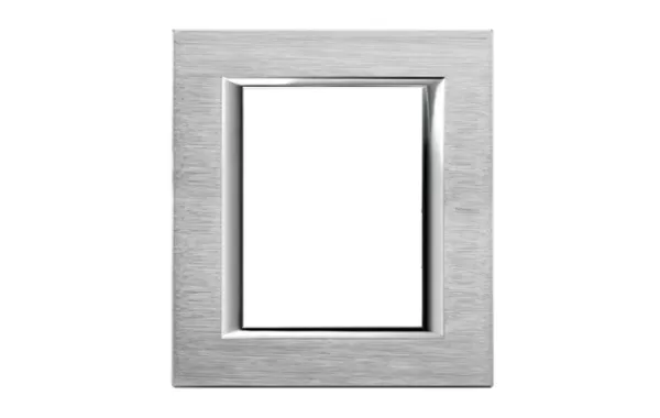 Placa 3+3 Color Cromo Modelo Axolute Bticino Ref Ha4826cr