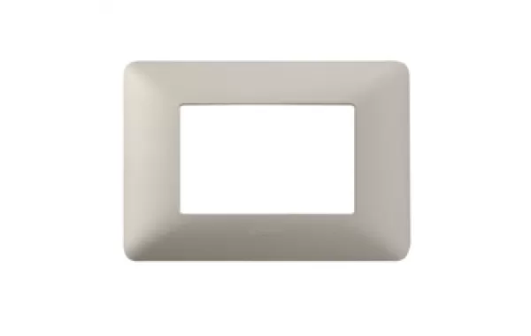 Placa 4p Titanio Claro Matix Bticino Ref Am4804tc