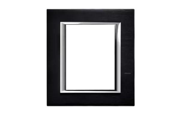Placa 3+3 Modulos Color Antracita Cepillado Modelo Axolute Bticino Ref Ha4826xs