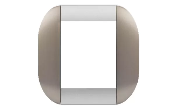 Placa Eliptica 3+3 Modelo Living Light . Color Bronce Bticino Cod Ref Lnb4826tb