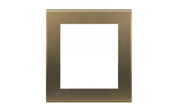 Placa Rectangular 3+3 Mod. Bronce Bticino Ref Lna4826bz