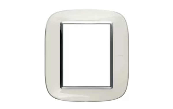 Placa 3+3 Modulo Color Blanco Liquido Modelo Eliptica Bticino Ref Hb4826db