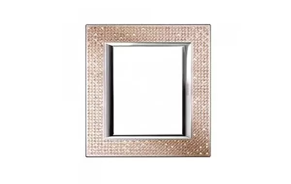 Placa 3+3 Modulos. Color Light Sw Modelo Axolute Bticino Ref Ha4826swl