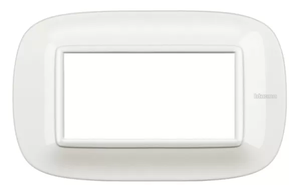 Placa 4 Mod. Color Blanco Axolute Bticino Ref Hb4804hd