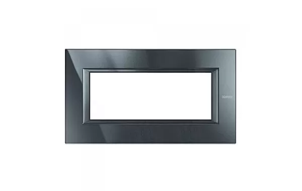 Placa 6 Modulos Color Antracita Modelo Axolute Bticino Ref Ha4806hs
